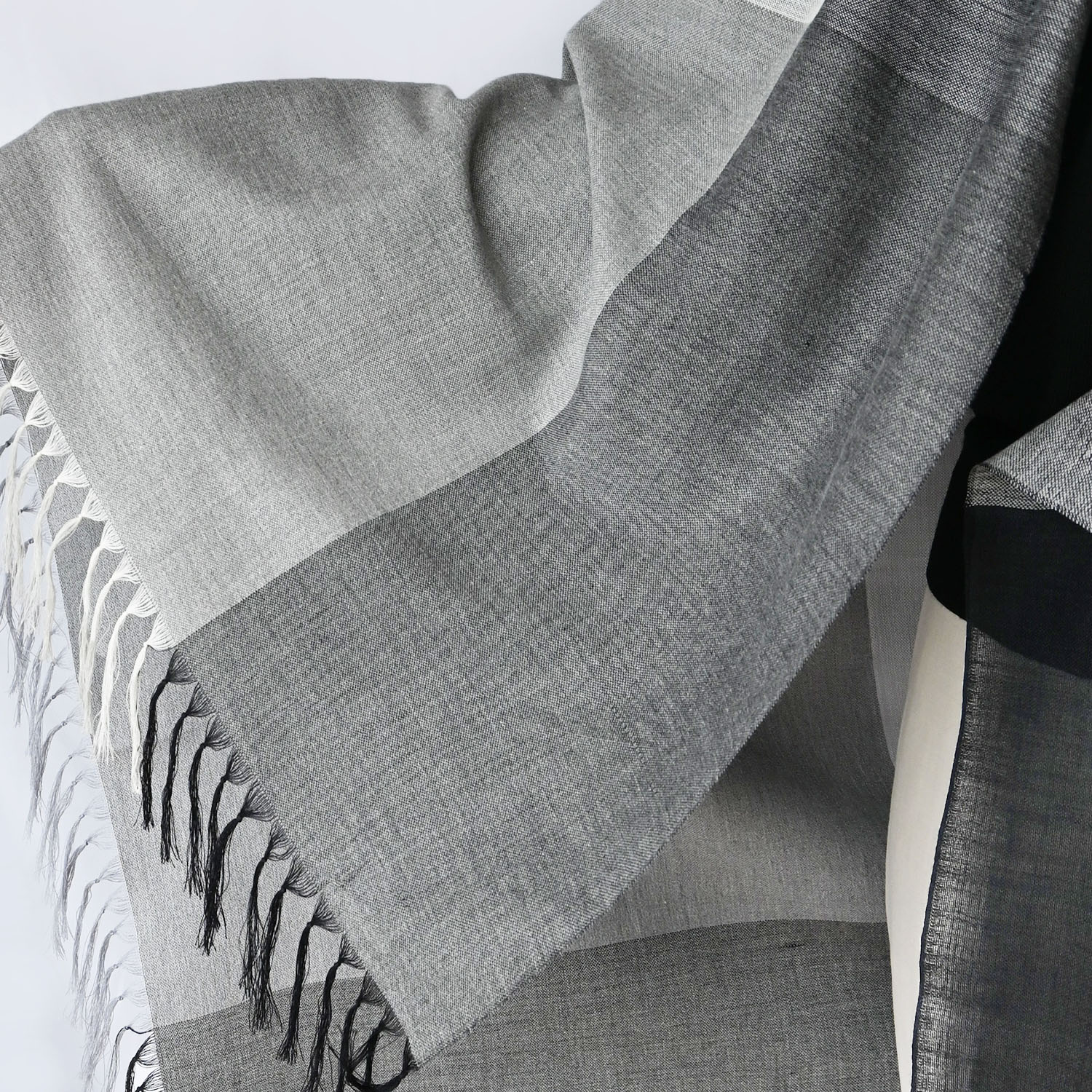 チャコールストール/ブロックチェック