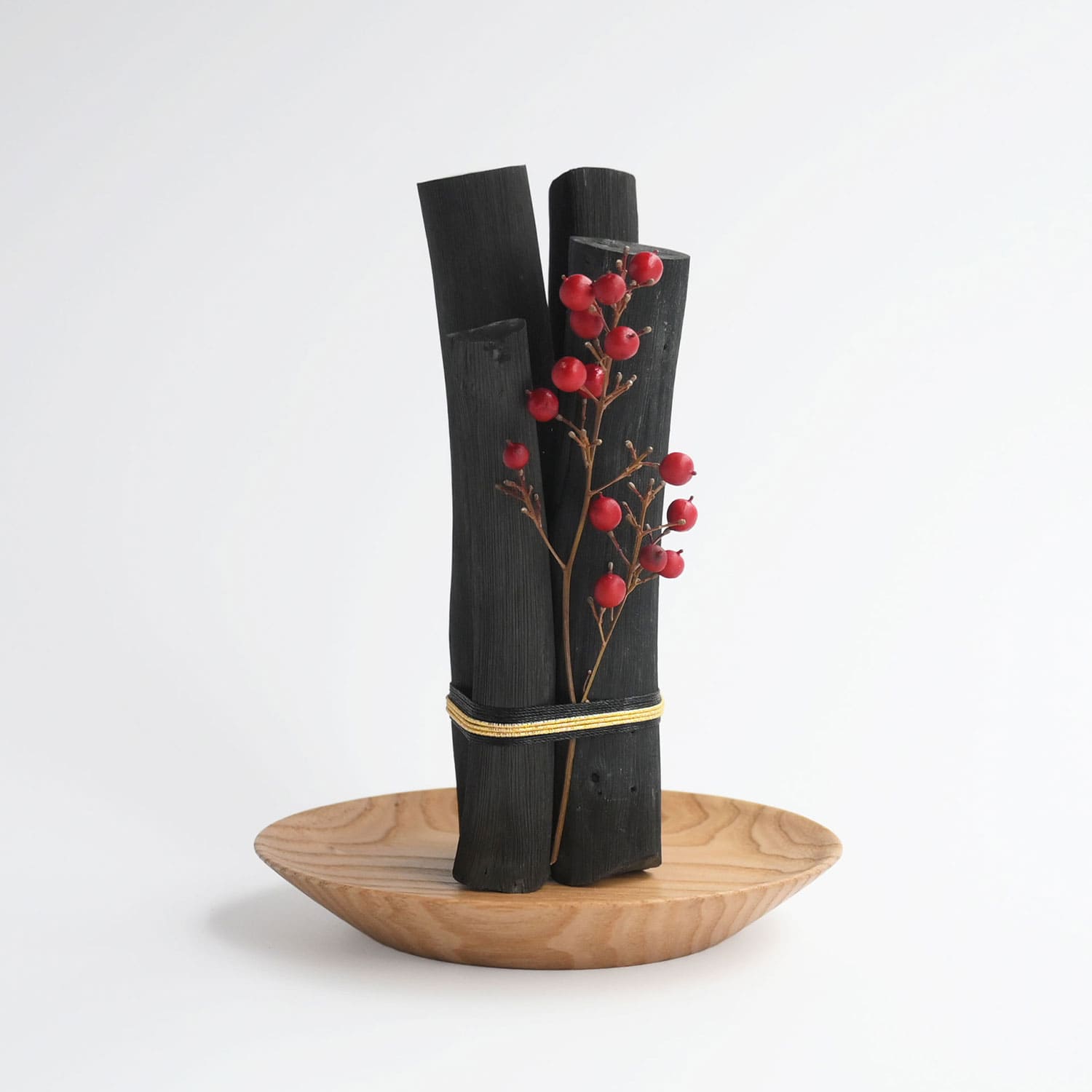 炭飾り/ 亀甲[備長炭オブジェ] /銀座紀州備長炭ショップ 掌 オンライン