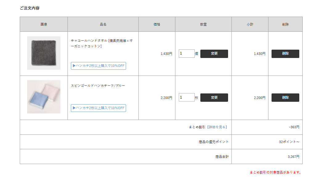 まとめ割例