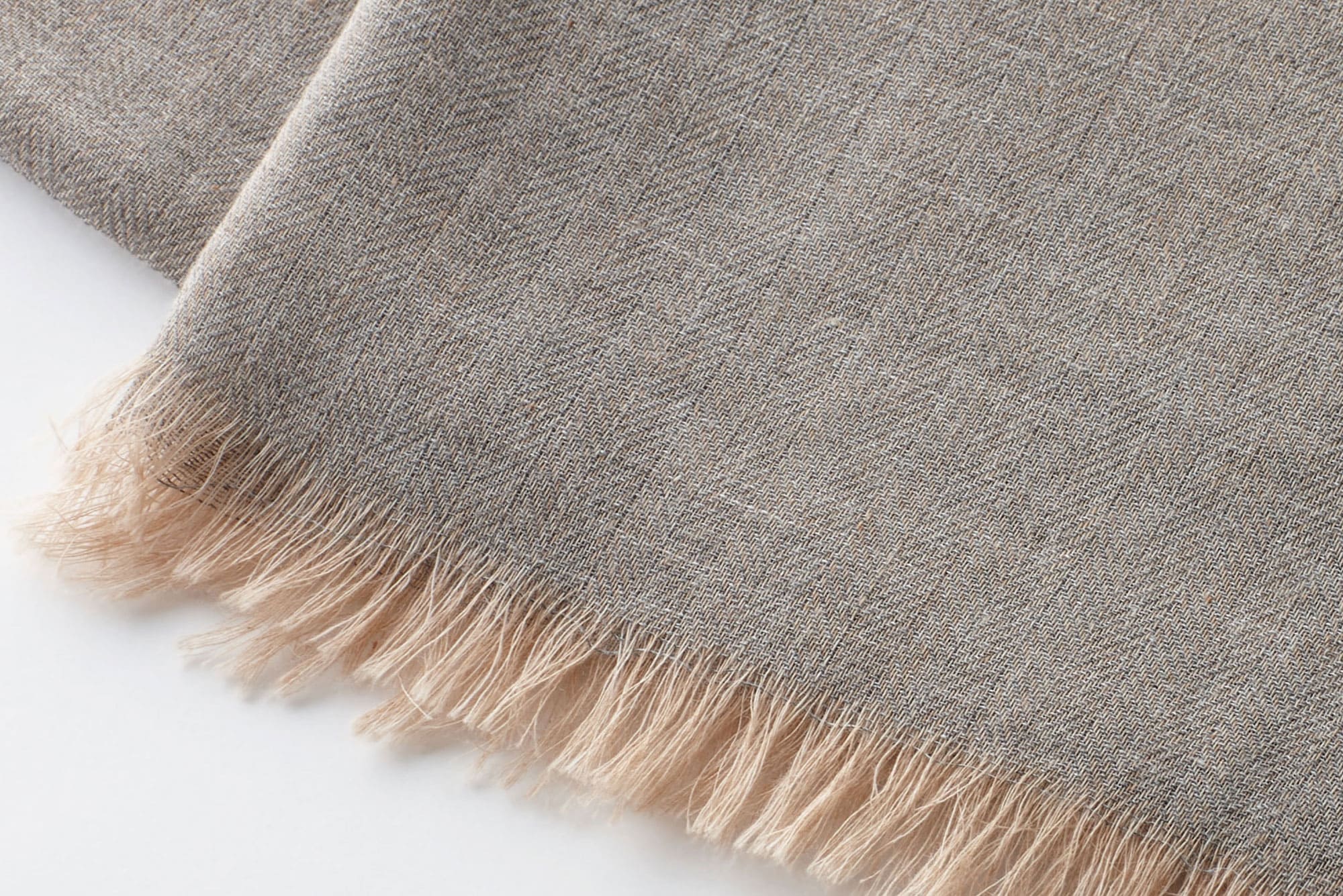 ヘリンボーンストール/銀座紀州備長炭ショップ 掌 オンラインショップ